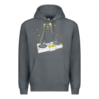 Rock cat dj Premium Hoodie - artisFamous