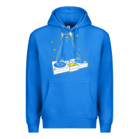 Cat Dj Premium Hoodie | Teevron