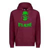 Burgundy frankenstein Premium Hoodie - artisFamous