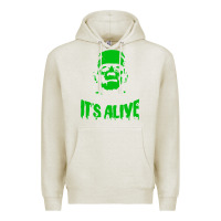 Oatmeal Heather frankenstein Premium Hoodie - artisFamous
