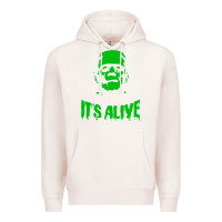 Pale Pink frankenstein Premium Hoodie - artisFamous
