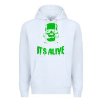 White frankenstein Premium Hoodie - artisFamous