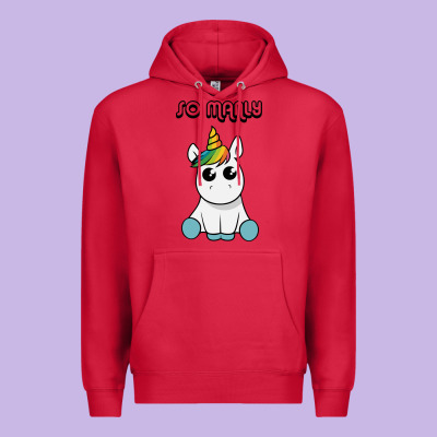 So Manly Funny Unicorn Premium Hoodie Designed By Artisfamous