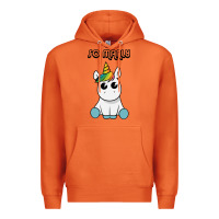 Carrot so manly funny unicorn Premium Hoodie - artisFamous