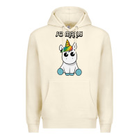 Sandshell so manly funny unicorn Premium Hoodie - artisFamous