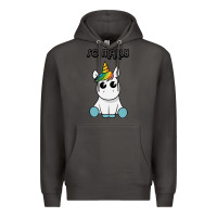 Smoke so manly funny unicorn Premium Hoodie - artisFamous