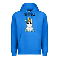 True Royal so manly funny unicorn Premium Hoodie - artisFamous