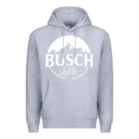 Heather Grey busch latte Premium Hoodie - artisFamous
