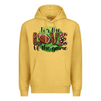 Antique Gold for the love of the game football Premium Hoodie - BarkalooDesign