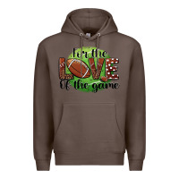 Coffee for the love of the game football Premium Hoodie - BarkalooDesign