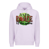 Lilac for the love of the game football Premium Hoodie - BarkalooDesign