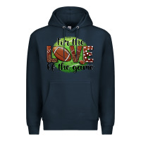 Navy for the love of the game football Premium Hoodie - BarkalooDesign