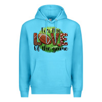 For The Love Of The Game Football Premium Hoodie | Teevron