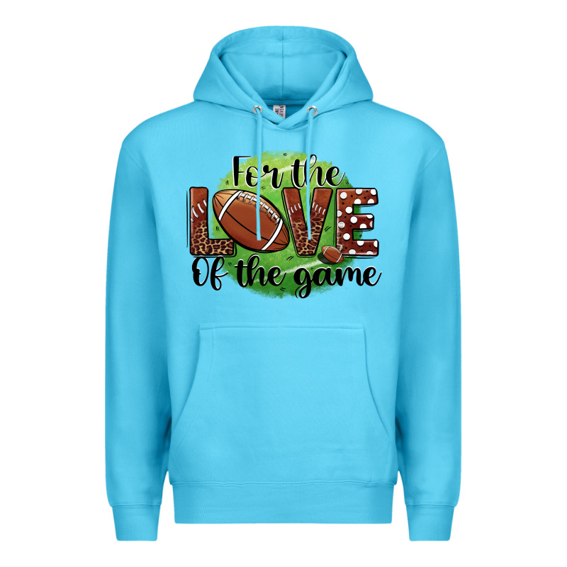 For The Love Of The Game Football Premium Hoodie by BarkalooDesign | Teevron