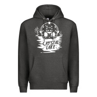 Charcoal Heather camp crystal lake sweatshirt Premium Hoodie - artisFamous