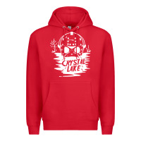 Red camp crystal lake sweatshirt Premium Hoodie - artisFamous