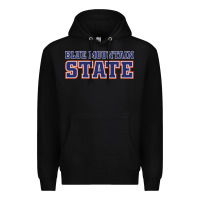 Black blue mountain state Premium Hoodie - artisFamous