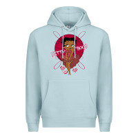Blue Mist Black Betty Boop Premium Hoodie - artisFamous