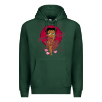 Sports Green Black Betty Boop Premium Hoodie - artisFamous