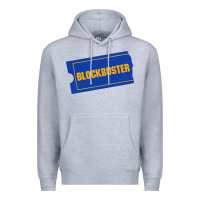 Heather Grey blockbuster ticket Premium Hoodie - artisFamous