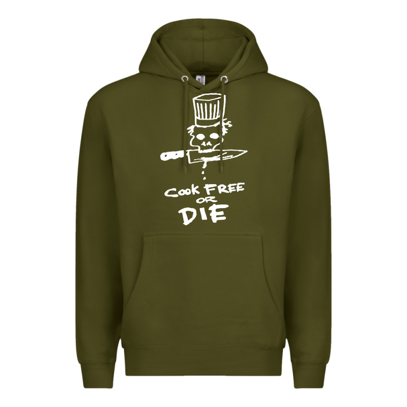 Bourdain Cook Free Or Die Premium Hoodie by artisFamous | Teevron