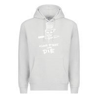 Dove Grey bourdain cook free or die Premium Hoodie - artisFamous