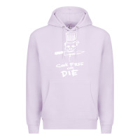 Lilac bourdain cook free or die Premium Hoodie - artisFamous