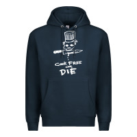 Navy bourdain cook free or die Premium Hoodie - artisFamous