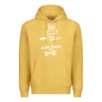 Antique Gold bourdain cook free or die Premium Hoodie - artisFamous