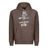 Coffee bourdain cook free or die Premium Hoodie - artisFamous