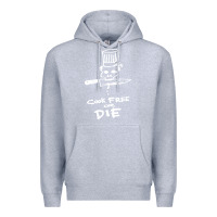 Heather Grey bourdain cook free or die Premium Hoodie - artisFamous