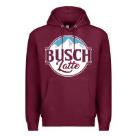 Burgundy busch latte Premium Hoodie - artisFamous