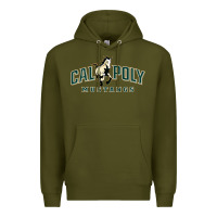 Army Green cal poly mustangs Premium Hoodie - artisFamous