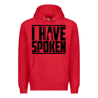 Red this is the way spoken Premium Hoodie - artisFamous