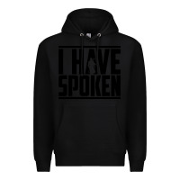Black this is the way spoken Premium Hoodie - artisFamous