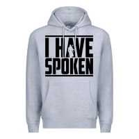 Heather Grey this is the way spoken Premium Hoodie - artisFamous