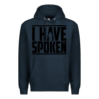 Navy this is the way spoken Premium Hoodie - artisFamous