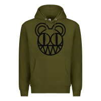 Army Green radioheat  png Premium Hoodie - artisFamous