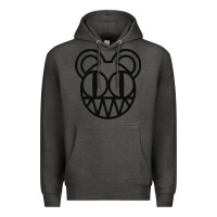 Charcoal Heather radioheat  png Premium Hoodie - artisFamous