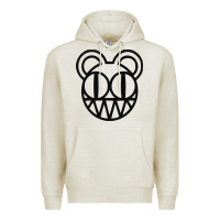 Oatmeal Heather radioheat  png Premium Hoodie - artisFamous