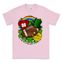 Bubblegum Pink St. Patrick's Day American Football Classic Tee - FaDigitalArtStudio