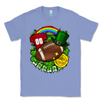 Colony Blue St. Patrick's Day American Football Classic Tee - FaDigitalArtStudio