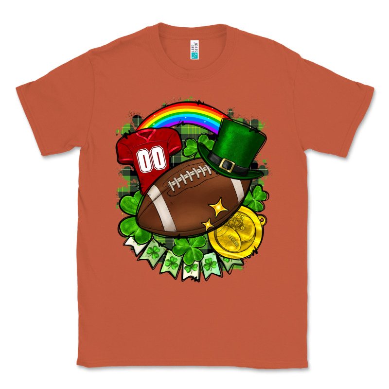 St. Patrick's Day American Football Classic Tee by FaDigitalArtStudio | Teevron