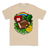 Mushroom St. Patrick's Day American Football Classic Tee - FaDigitalArtStudio