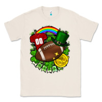 Natural St. Patrick's Day American Football Classic Tee - FaDigitalArtStudio