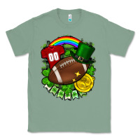 Sage St. Patrick's Day American Football Classic Tee - FaDigitalArtStudio