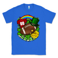 True Royal St. Patrick's Day American Football Classic Tee - FaDigitalArtStudio