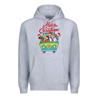 Heather Grey Scooby Doo merry christmas Premium Hoodie - artisFamous