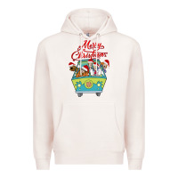 Pale Pink Scooby Doo merry christmas Premium Hoodie - artisFamous