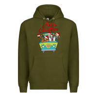 Army Green Scooby Doo merry christmas Premium Hoodie - artisFamous